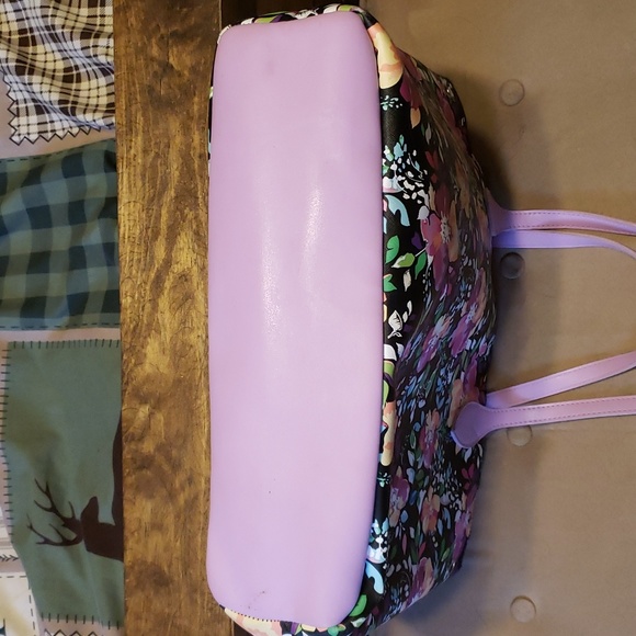 Floral Vinyl Tote Bag - Picture 3 of 3